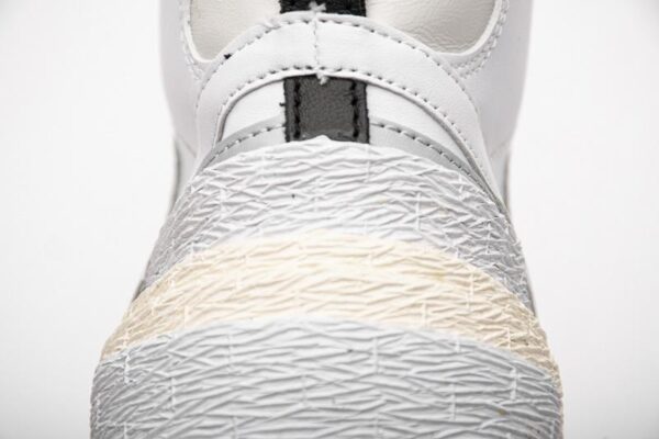 BV0072-100 Sacai x Nike Blazer Mid White Grey - Image 12
