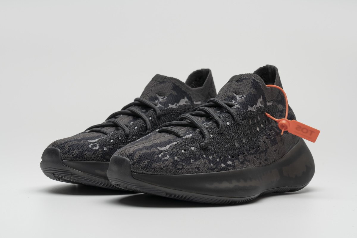 FU8680 adidas Yeezy Boost 380 Black Grey Real Boost - Image 6