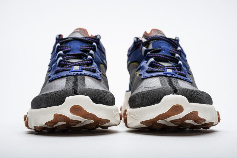 Nike React Element 87 MossBlackDeep Royal Blue AO1090-200 - Image 5