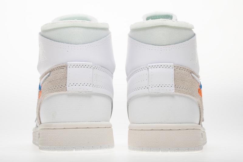 OFF WHITE X Air Jordan 1 AQ0818-100 White - Image 6