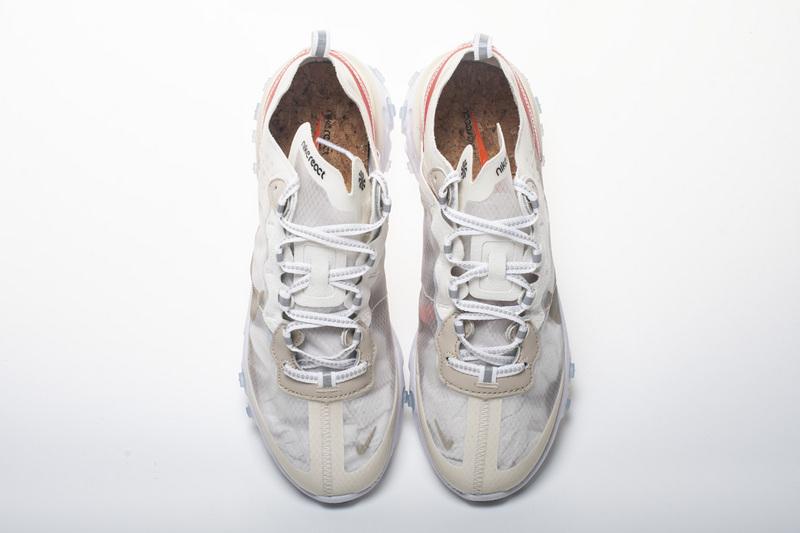 Nike React Element 87 “White Red” AQ1090-100 - Image 2
