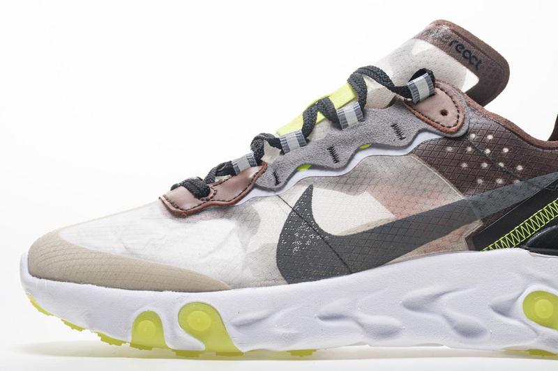 Nike React Element 87 “Brown green” AQ1090-002 - Image 5