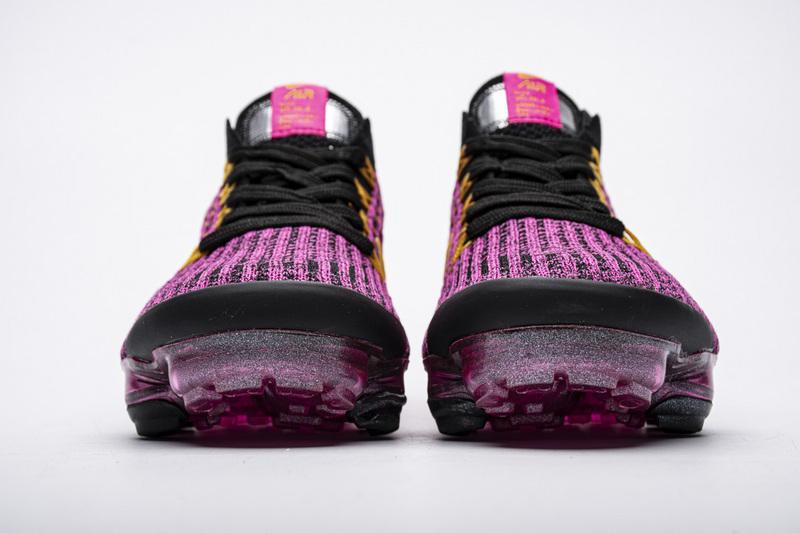 Nike Air VaporMax Flyknit 3.0 2019 Fuchsia Orange Black AJ6910-600 - Image 6