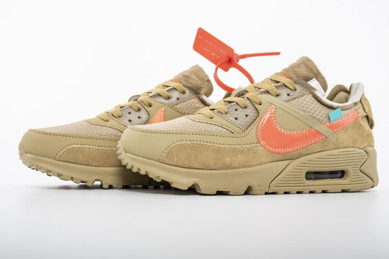 OFF-WHITE x Nike Air Max 90 “Desert Ore” Release Date AA7293-200 - Image 4