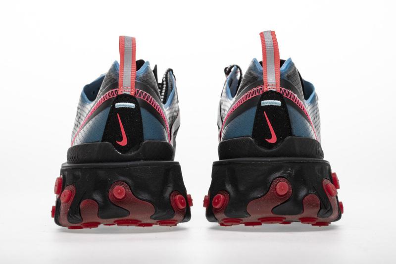 Nike React Element 87 “Blue Chill Solar Red”AQ1090-006 - Image 3