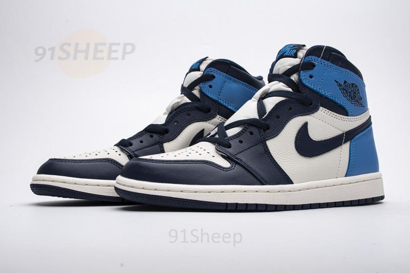 555088-140 Air Jordan 1 Retro High OG “Obsidian University Blue” - Image 3