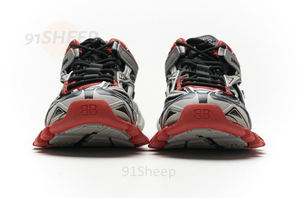 GT Batch Balanciaga Track Black Grey Red - Image 6