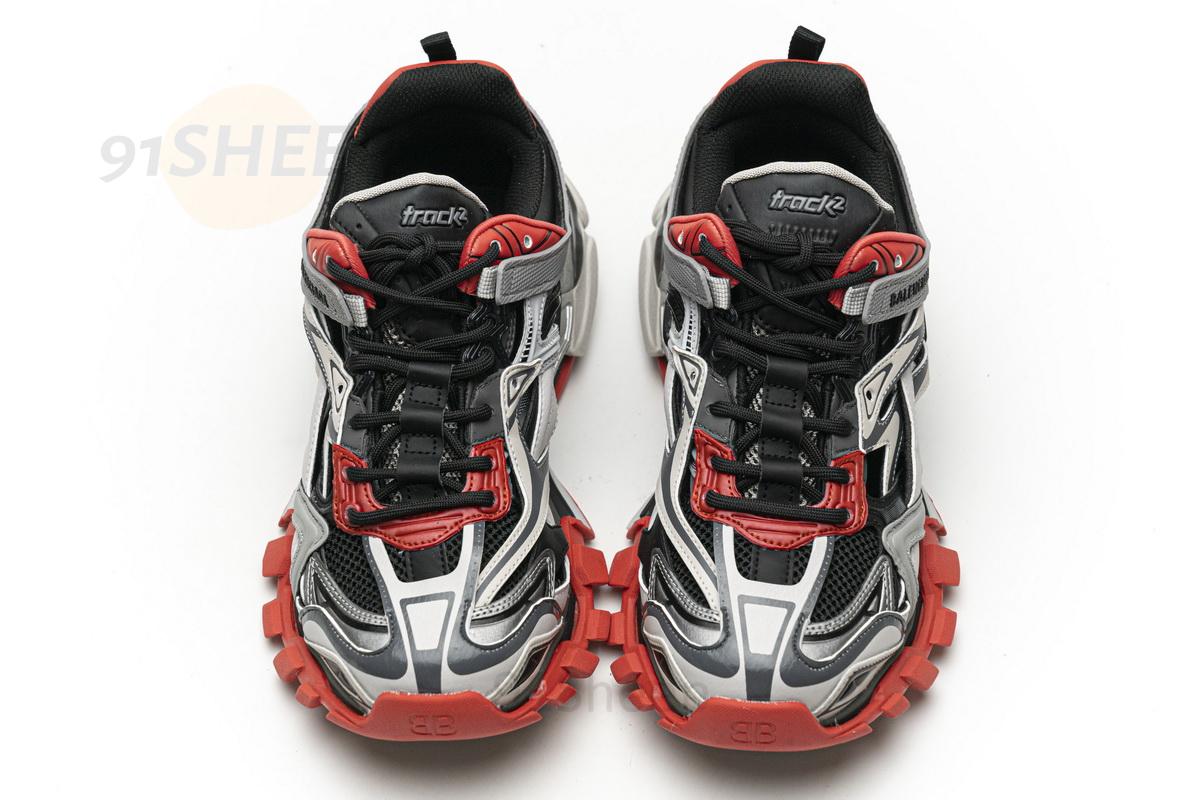GT Batch Balanciaga Track Black Grey Red - Image 4