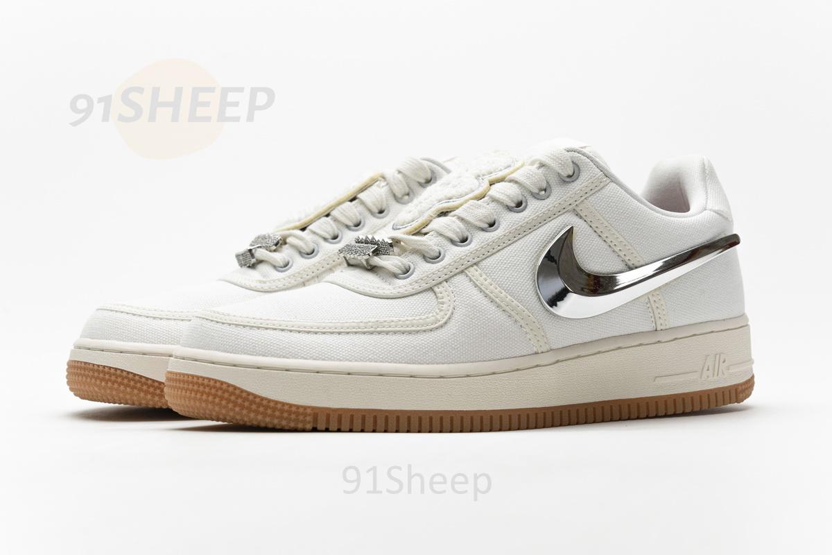 AQ4211-101 Travis Scott x Nike Air Force 1“Sail” - Image 4