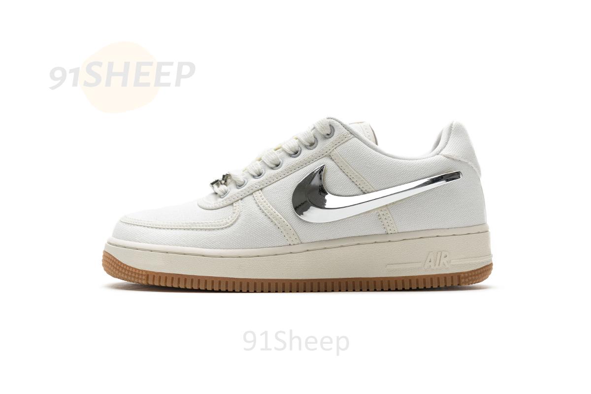 AQ4211-101 Travis Scott x Nike Air Force 1“Sail”