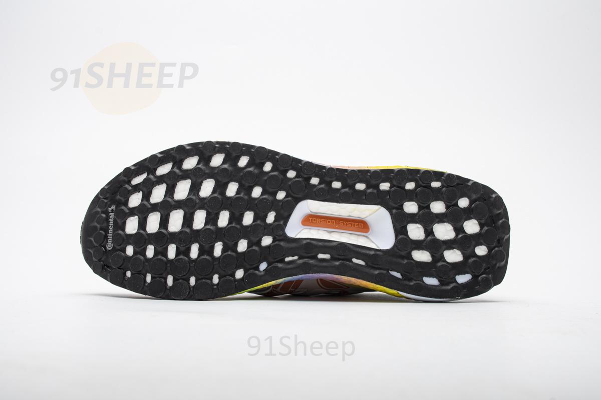 FW3726 Adidas Ultra Boost 2.0 Real Boost Shanghai Grey Yellow - Image 9