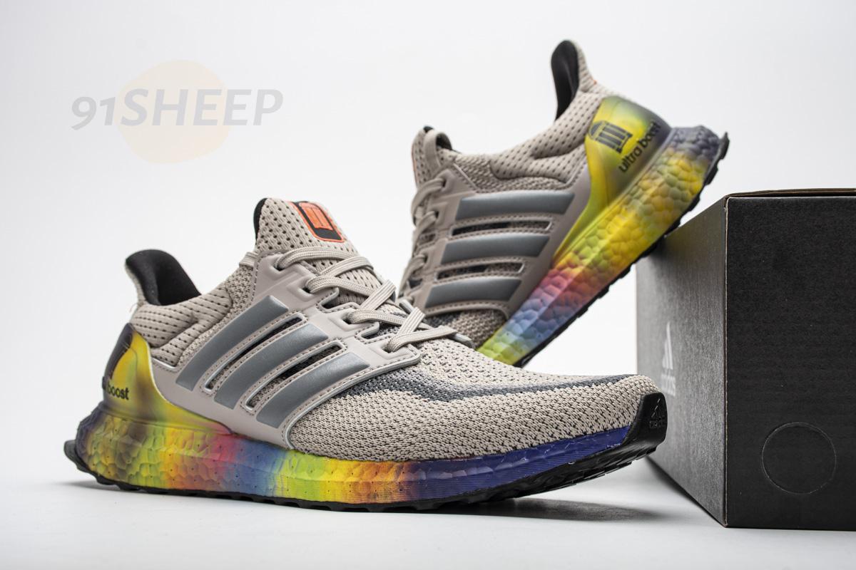 FW3726 Adidas Ultra Boost 2.0 Real Boost Shanghai Grey Yellow - Image 2