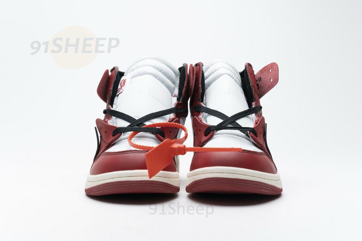 Latest Version Jordan 1 Retro High Off-White Chicago - Image 5
