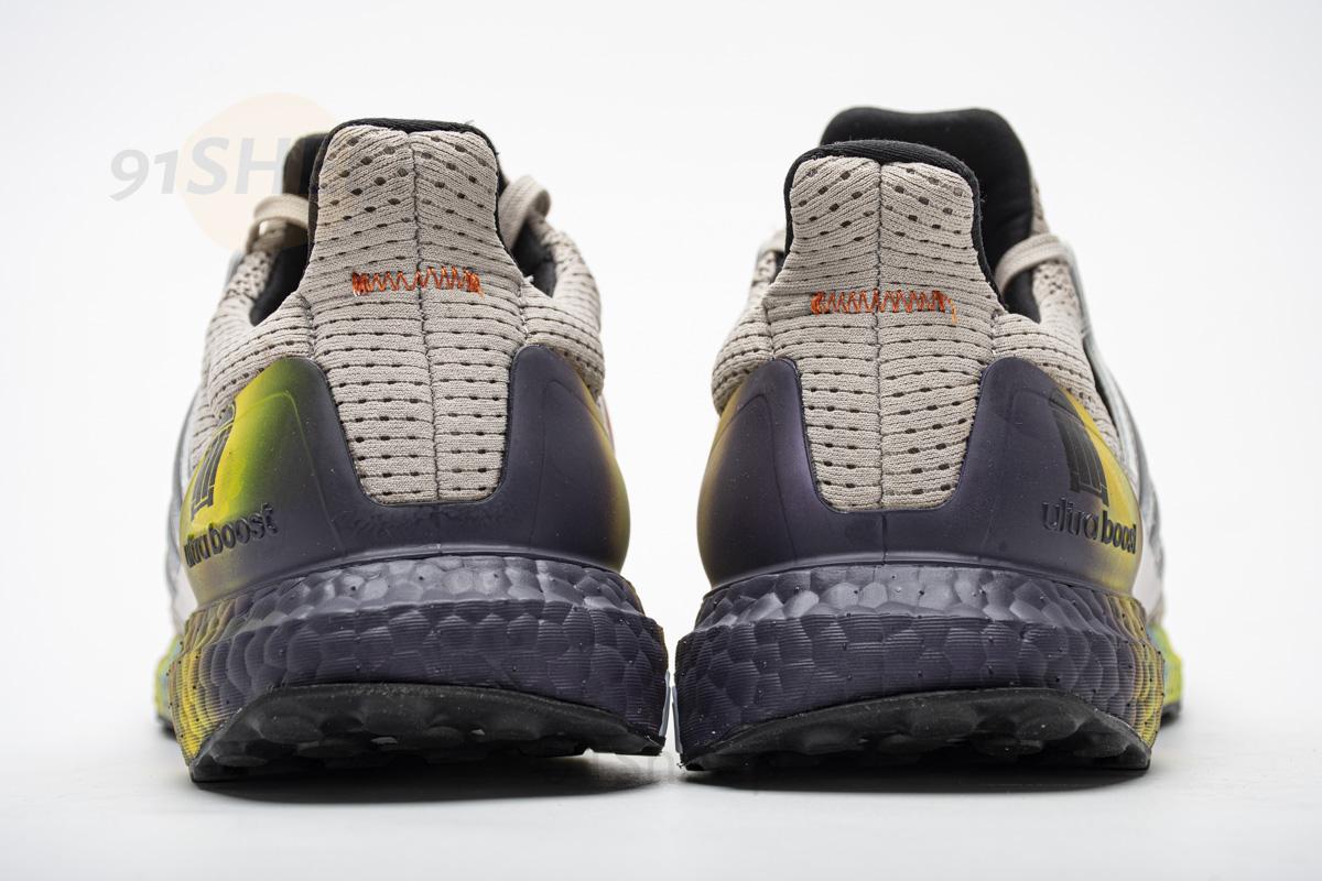 FW3726 Adidas Ultra Boost 2.0 Real Boost Shanghai Grey Yellow - Image 7