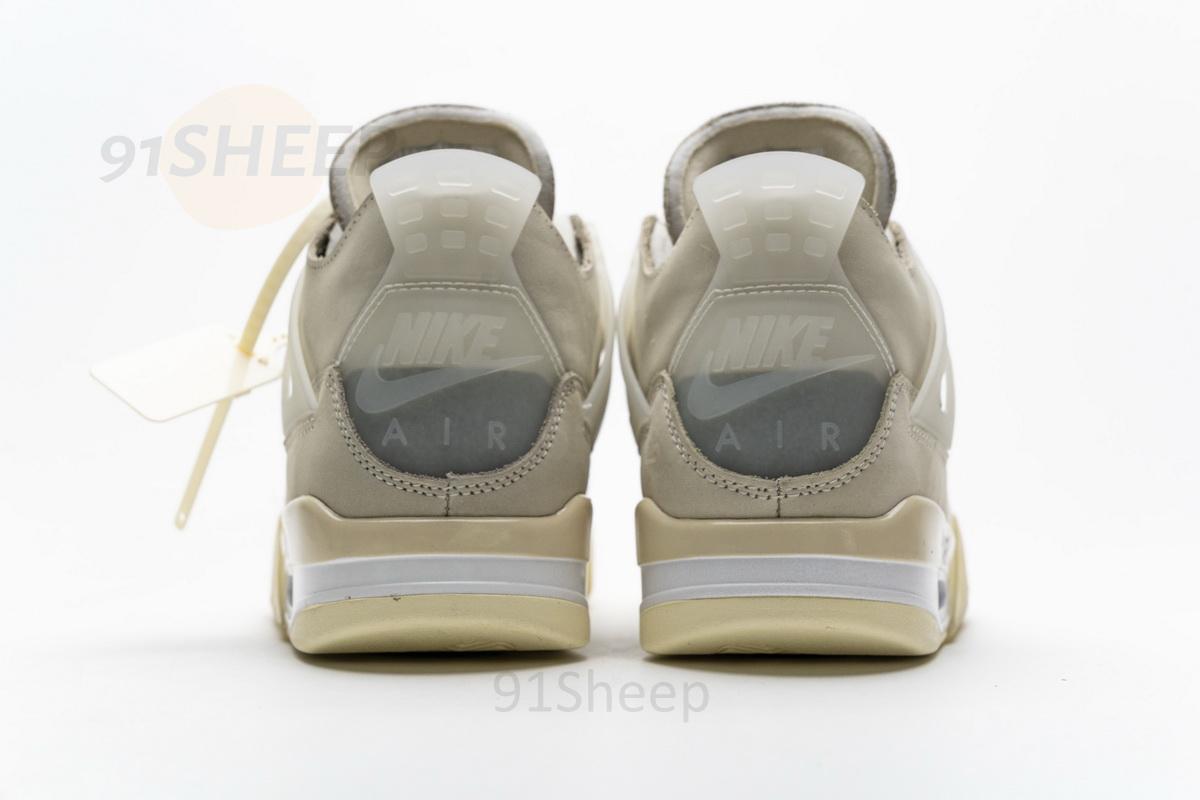 CV9388-100 OFF White x Air Jordan 4 Sail - Image 7