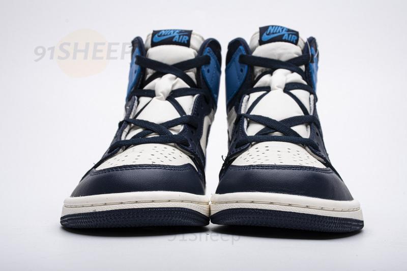 555088-140 Air Jordan 1 Retro High OG “Obsidian University Blue” - Image 4
